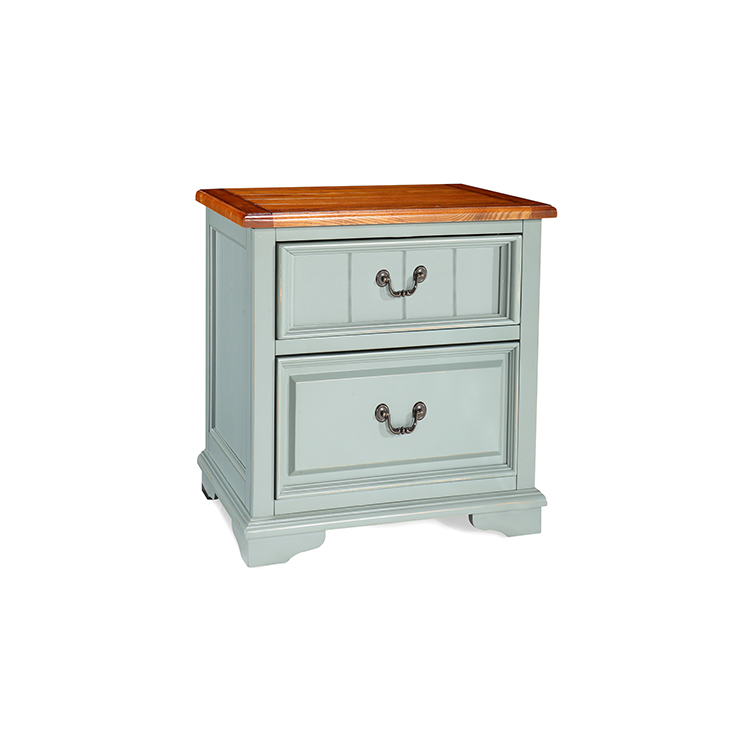 床头柜-蜜蜂色/法国蓝