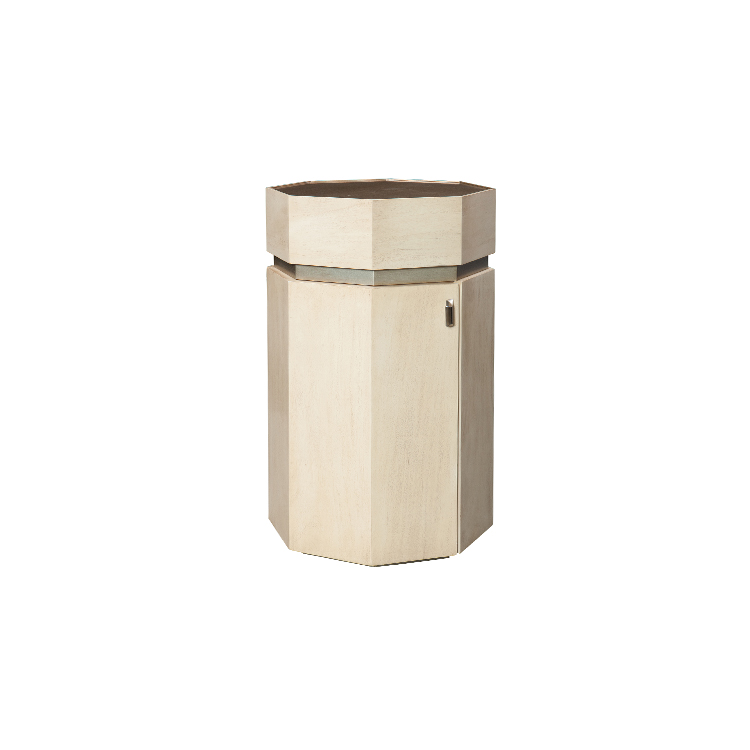 床头柜（桶柜）-面对柜左开