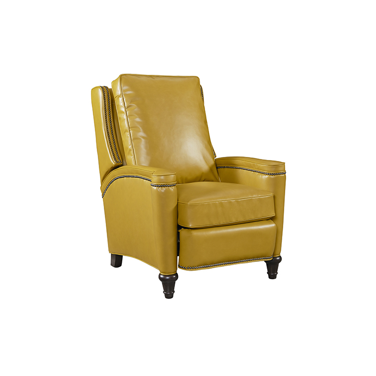 牛皮功能椅-黄色