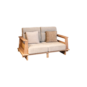 二人位沙发（暖杏色）